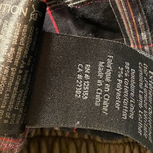 Mackage Brown Lamb Leather Jacket with Hidden Hood - Picture 14 of 14